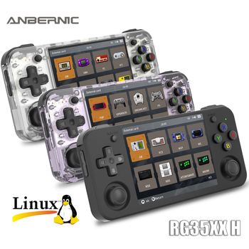 ANBERNIC 비디오 게임용 핸드헬드 콘솔, 3.5 인치 IPS 640…